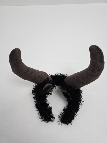 Brown bull ram horns - ram, fluffy