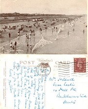 Vintage postcard the - vintage, beach