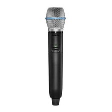 Shure - GLXD2+/B87A, Digital Wireless Dual Band Handheld Transmitter with BETA 8