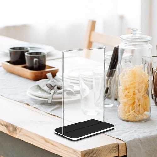 Acrylic sign holder desktop - holder,