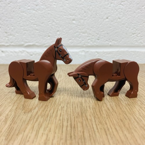 Lego reddish brown - horse, mini