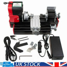 Mini Lathe Machine Miniature Multifunction Metal Motorized DIY Tool 20000Rev/Min