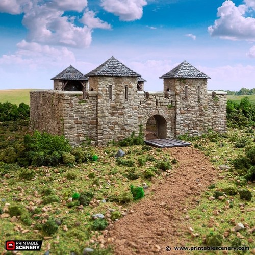 Mediaeval fort castle - mediaeval, fort/castle