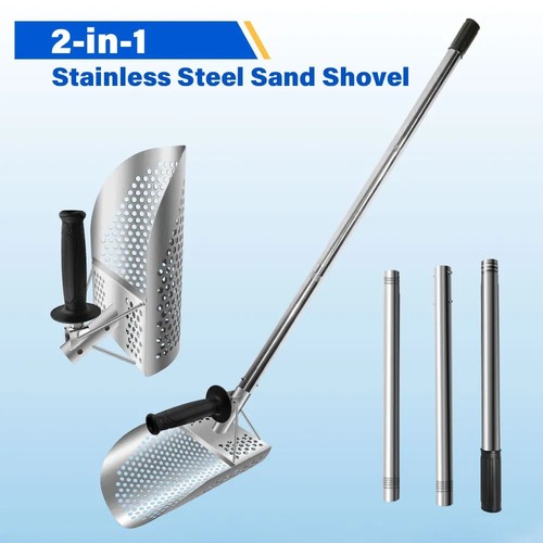 Stainless steel sand scoop - stainless,