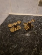 2 x Vintage Miniature Brass