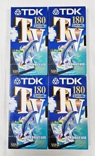Pack of 4 TDK TV 180 Sealed