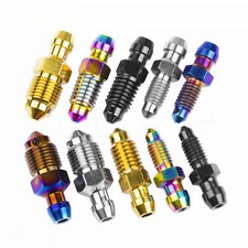 Titanium Bolt M6 M8 M10 for Motorcycle Brake Caliper Bleed Nipple Screw