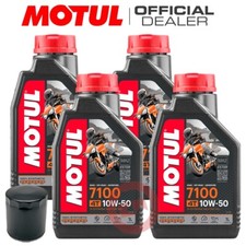OIL CUTTING MOTUL 7100 10w50 FILTER YAMAHA YFM Grizzly 2WD 350 2008-2012