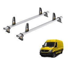 Mercedes Sprinter Roof Rack for 2006-2018 x2 Bars Van Guard UltiBar+
