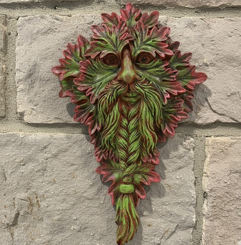 Braided beard green man - beard,