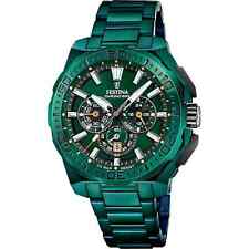 Festina F20730/1 Men's Chrono Bike Steel Bracelet Watch