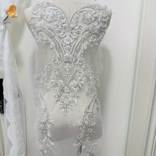 Embroidered sequin beaded - embroidered,
