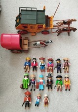 Playmobil Stagecoach Western Figures Big Bundle Cowboys Sheriff, wild west