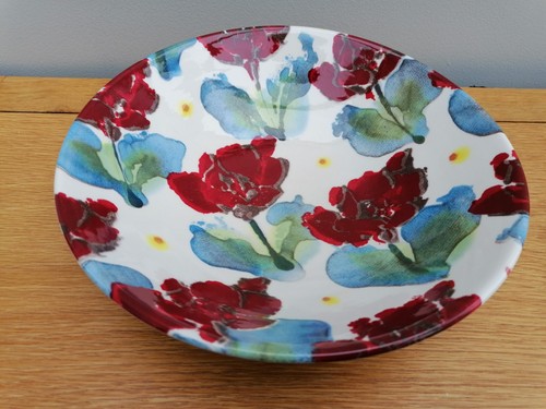 Poole pottery poppy bowl - poppy,
