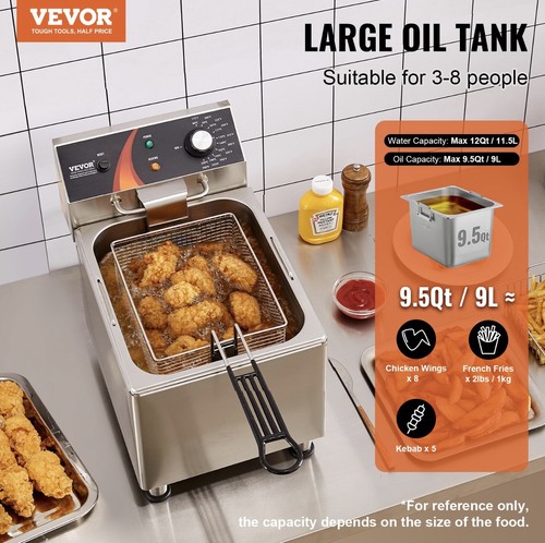 Vevor commercial electric deep - vevor,