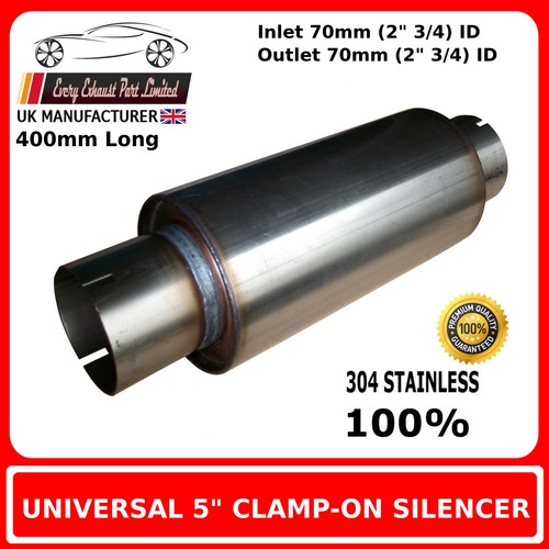 Clamp on stainless - 12",