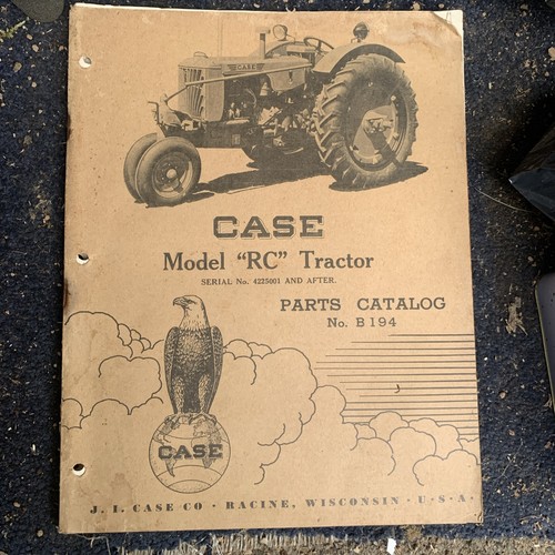 Vintage case tractor parts - case,