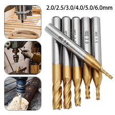 6pc 4 Slot Flute End Mill
