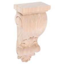  Solid Wood Bracket Decorative Corbels for Home Wooden Embellishments