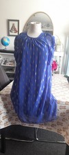 New Lipsy Blue Dress Gold