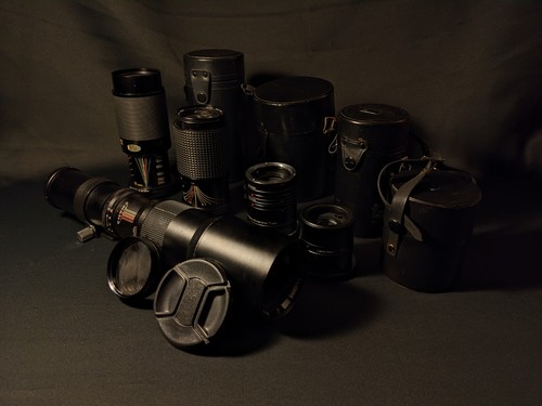 Vintage film photography lens - vintage,
