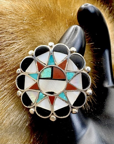 Vintage zuni tribe sunface - vintage,