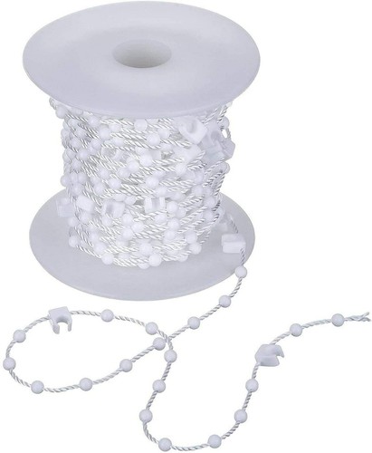 Vertical blind beaded clip - beaded,