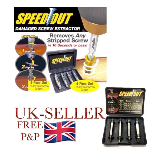 Speed out screw extractor - screw,