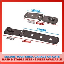 Heavy Duty Hasp & Staple Gate