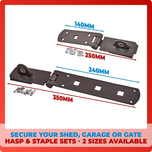 Heavy duty hasp staple gate - hasp, &