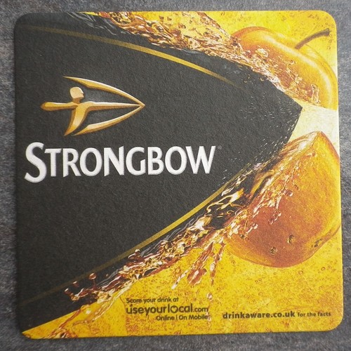 Strongbow beer mat - strongbow,