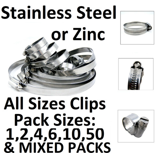 Hose clips stainless steel - clips,