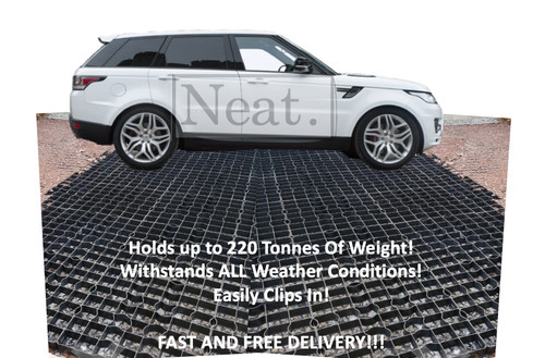 Gravel grass grid paver - grid, base