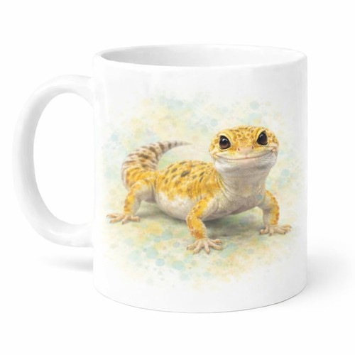 Leopard gecko mug brew crew - leopard,