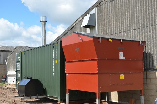 Wood chip biomass - , boiler