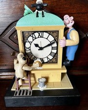 Wesco Wallace And Gromit Alarm Clock Musical Moving Working 