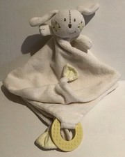 Mamas and Papas Parsnip Bunny Rabbit Comforter Teether Soft Toy M&P (Zeddy)