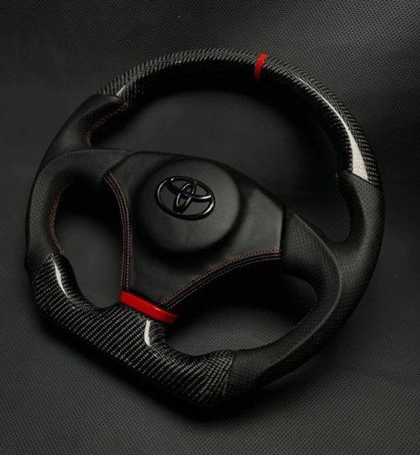 Real carbon fiber steering