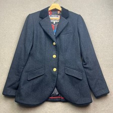Joules Tweed Jacket UK 12 Navy