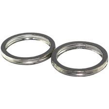 2PCS EXHAUST PIPE Gasket FOR BMW F650 93-00 F650ST 96-00