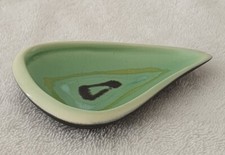 🔶VINTAGE RETRO AUSTRALIAN STUDIO ART POTTERY ELLIS FREEFORM DISH MCM MODERNIST 