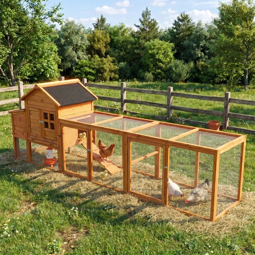 Large chicken coop run - large,