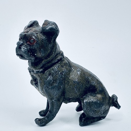 Antique cold painted lead - painted,