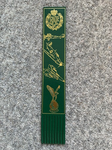 Raf green leather bookmark - leather,
