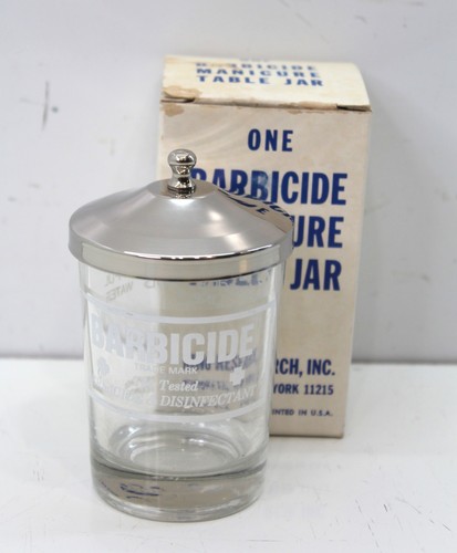 Vintage barbicide manicure - barbicide,