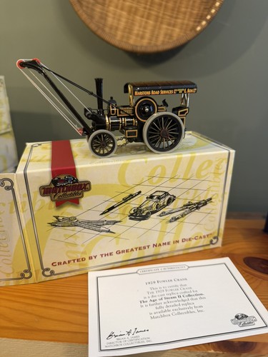 1929 fowler crane matchbox die - matchbox,