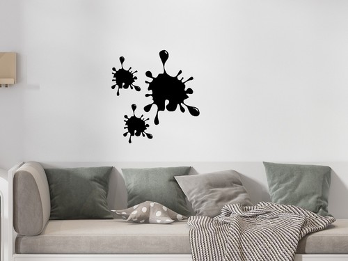 Funny splash wall - splash, stickers