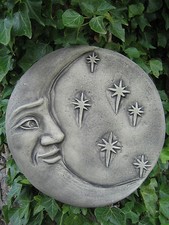 Moon Wall Plaque Stone Garden