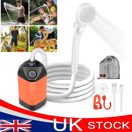 Portable camping shower usb - shower,