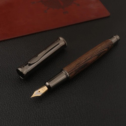 1pc wood fountain pen - 1pc, tiger
